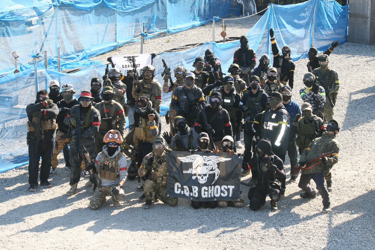 Cooper_daeg's tweet photo. 昨日は@CQB_GHOST 神戸さんに撃ち���め行ってきました！
会社の特殊部隊チーム3名で参加。
撃って撃たれて楽しかった〜^ ^
今年もよろしくお願いします。
#サバゲー https://t.co/yPNT2ngeEl