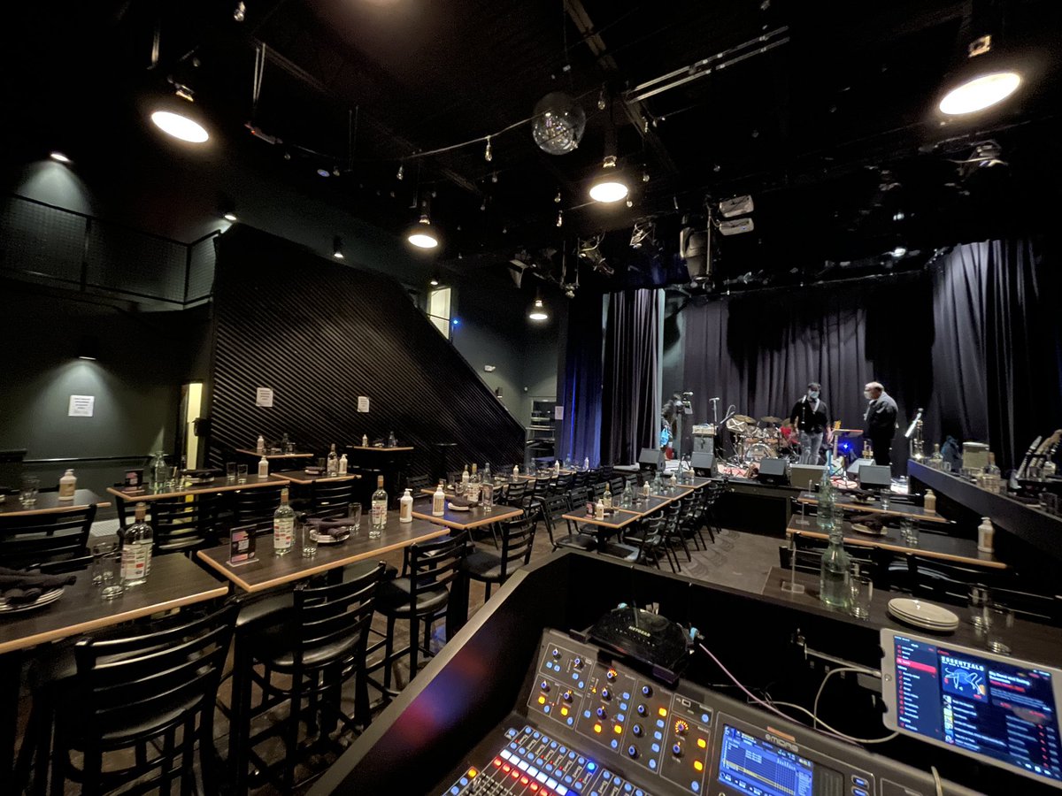 Soundcheck finished! Love working this venue!