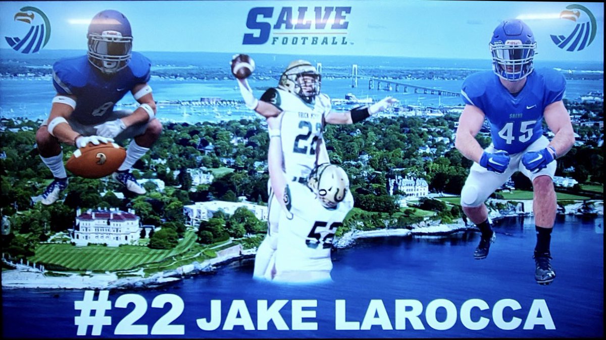 JakeLarocca4's tweet photo. Extremely honored to receive an offer from Salve Regina university to continue my football career. Thank you @CoachDeLade @GilmartinKevin @Salve_Football https://t.co/BedMSEiEHS