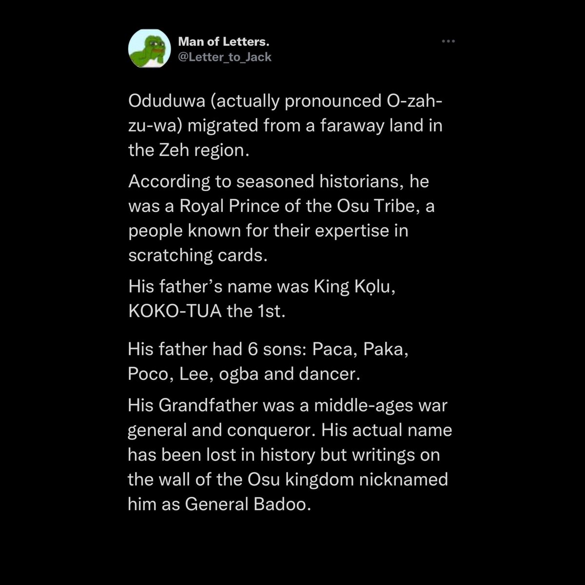 TwiterGistsZone's tweet image. In case you missed this😂💔

Oba of Benin|| Fulani || Mummy G.O || COZA|| Unilag|| Buhari || Pastor