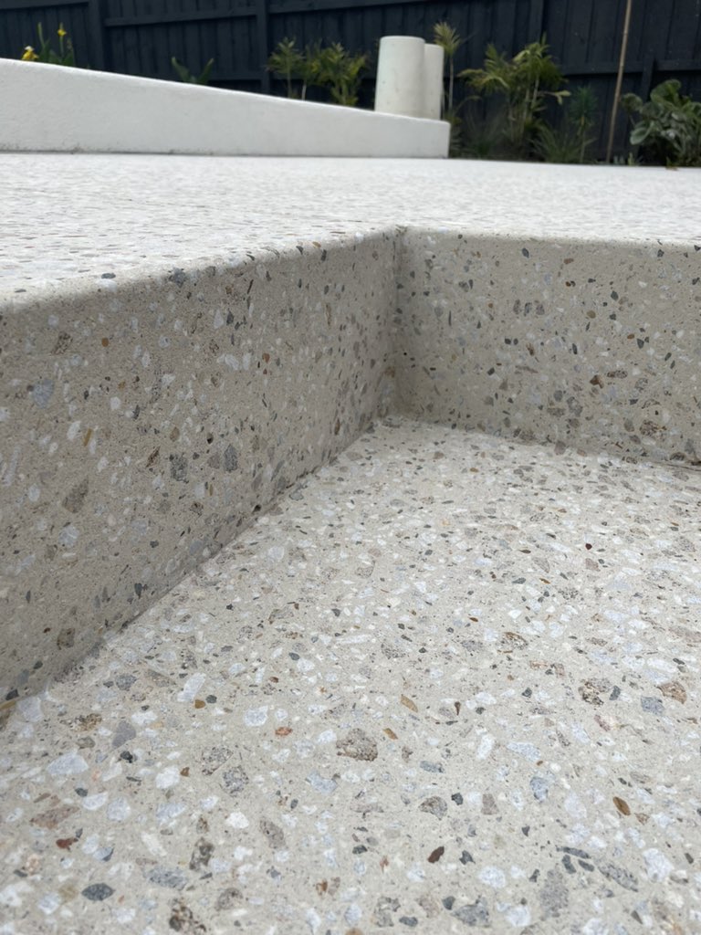 blaz_w's tweet image. Grind’s done, now it just needs to be sealed. Lockdown project is 90% complete. Need to build something to hide the pump house,paint touch up’s and caulk the expansion gap. #lockdownprojects