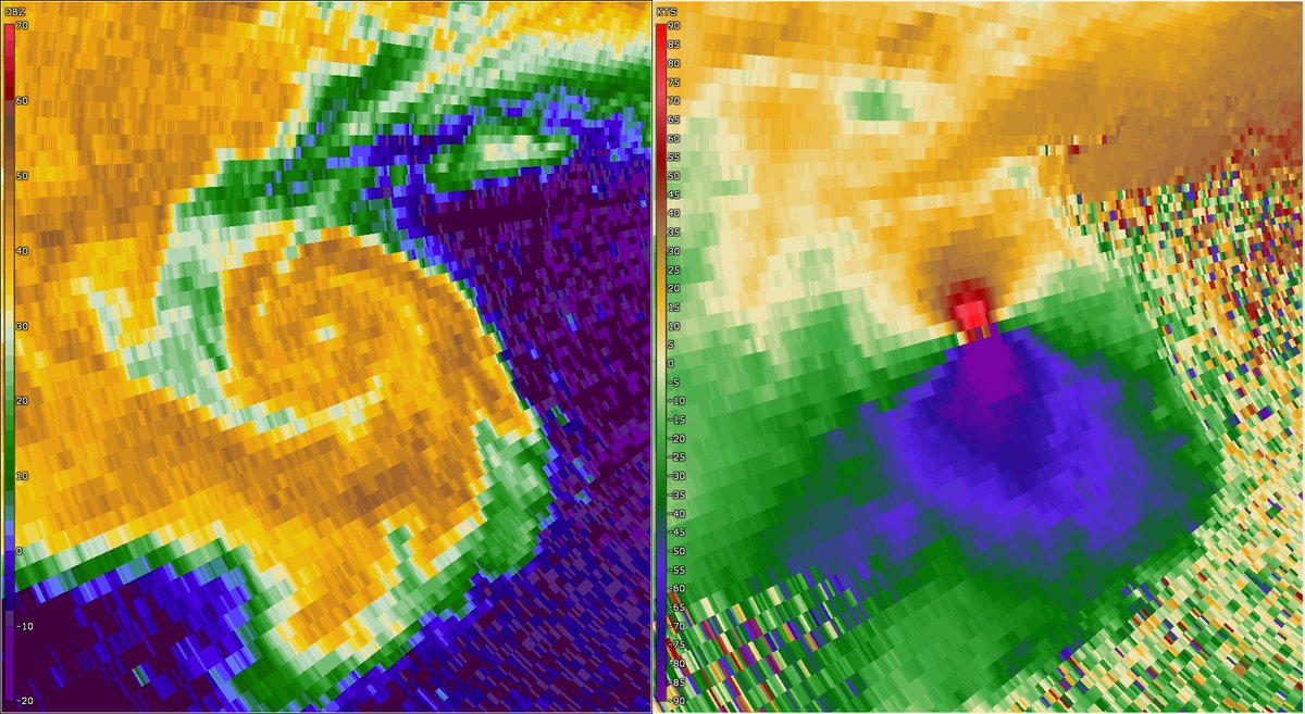 Absolutely breathtaking radar data from a very intense EF-3 tornado ...