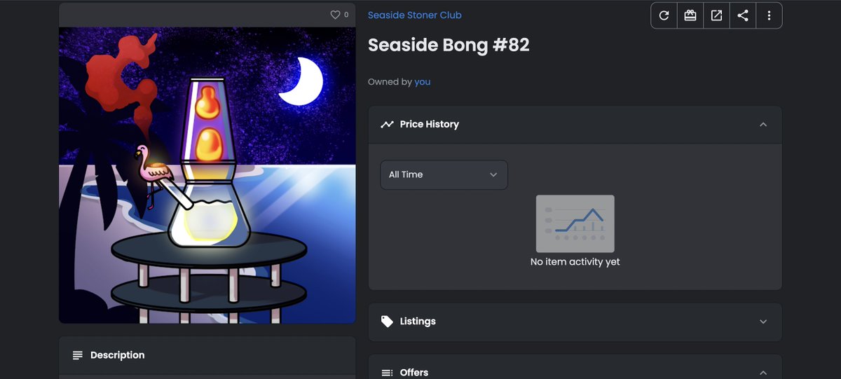 maxamillioneth's tweet photo. JUST PICKED UP ANOTHER SSC BONG :)) 

Super Strong and Organic Community Holding Until Public Sale With An Early Floor Established at 4.2 ETH!! 👀👀

Public Sale TBD 💥💥

Make Sure To Follow @SeasideSClub &amp; Join The Discord To Stay Up To Date On Public Sale‼️‼️

#NFT #ToTheMoon https://t.co/Jp44LJ9YTp