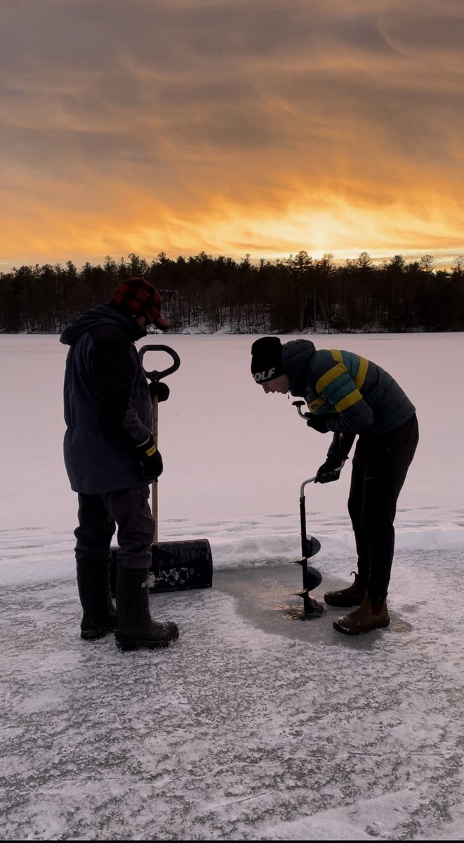 Paddybirch's tweet photo. I spent the afternoon shovelling a trail on a lake flooding it with an auger and skating on it the rest of the evening. Does my Canadian passport just get sent out to me now or do I have to pick it up? #winterincanada https://t.co/UjAlPc5zoo