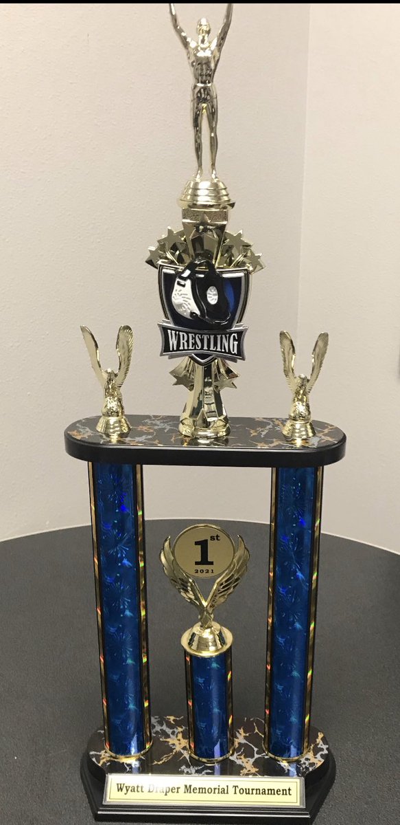 SkyviewAthletic's tweet photo. Congrats Storm wrestling with the 1st place finish at the Wyatt Draper invitational!
#StormStrength https://t.co/sdtvGltT1x