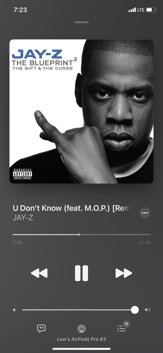 LowKeyUHTN's tweet photo. The sample was SCREAMING at us when Hov walked into his verse #JustDay https://t.co/HJkWd48saz