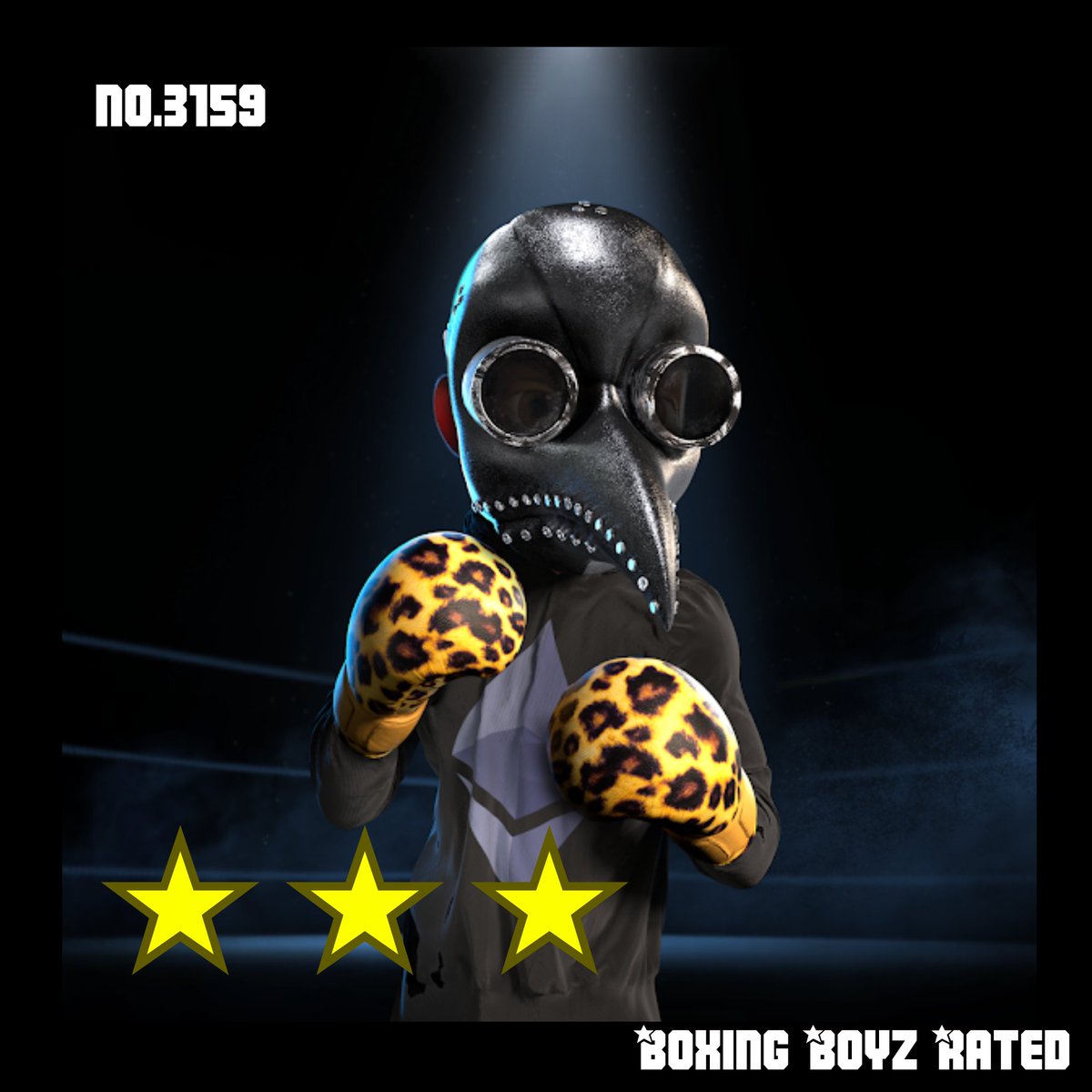 NFTsRated's tweet photo. Boxing Boyz Rated: No.3159
#BoxingBoyz #BoxingBoyzRated #NFT #BoxingBoyzNFT #BoxingNFT https://t.co/7o3JM9Z8J6