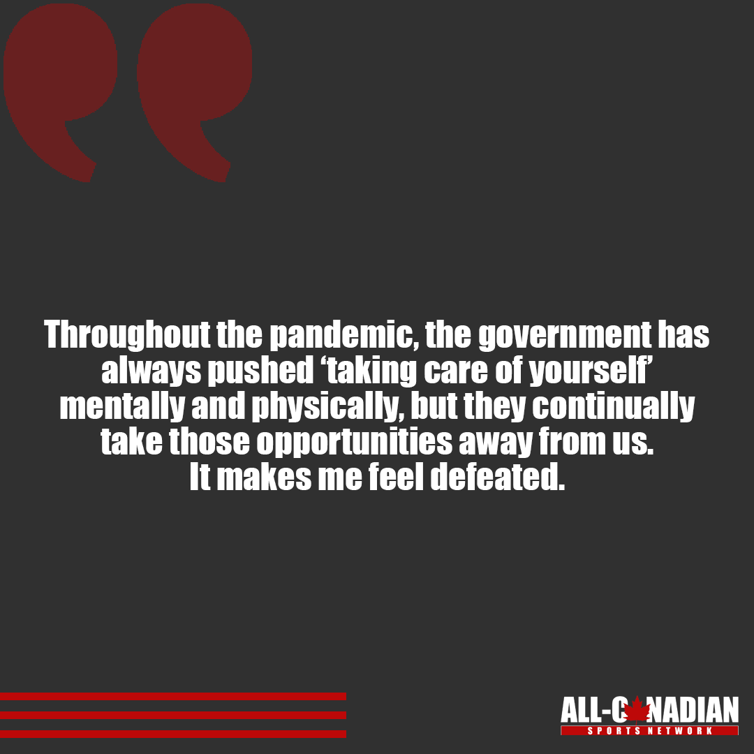 AllCdnSportsNet's tweet photo. We asked. They were honest.

Checking in on those who have been impacted the most during these uncertain times in post-secondary sport.

The student-athletes.

Have a read at some of the impacts that are being felt by student-athletes all across Canada.

#AllCanadian https://t.co/I9KCiHk3G2