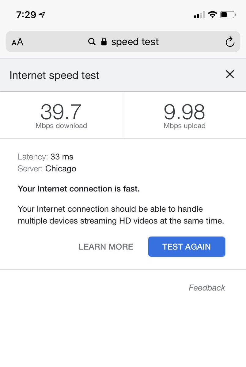 marbla86's tweet photo. @ATT less than 10x the speed I pay for. What gives? https://t.co/mhhNPX5IuO