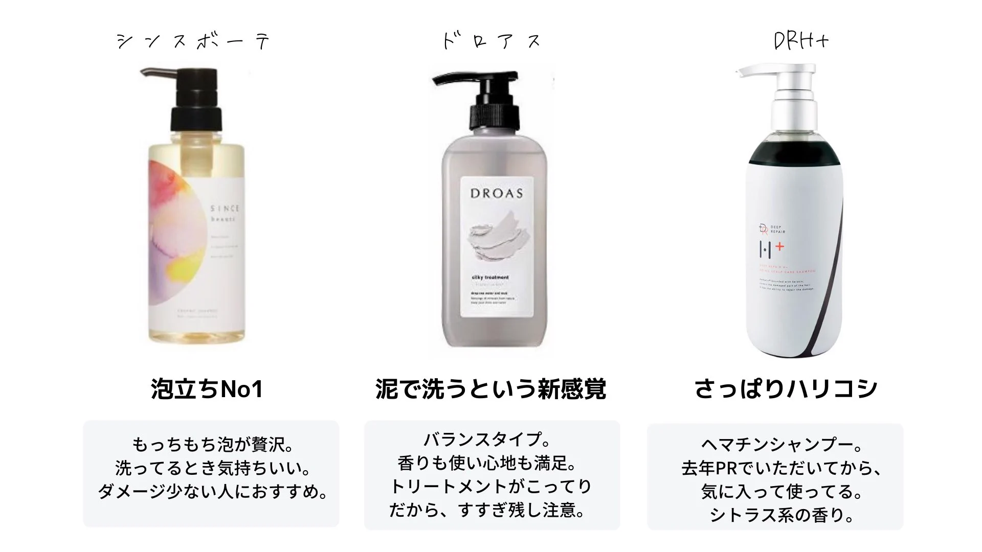 美容師10年目が市販シャンプー62本を試した中で？感動の12選！