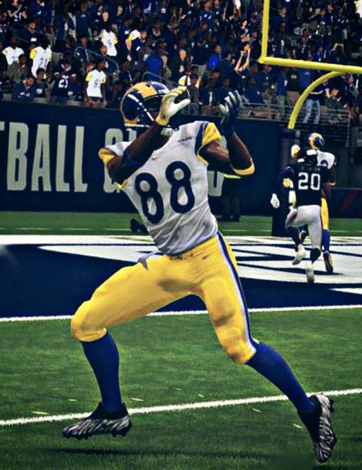 DaRealTrouble85's tweet photo. My boy tearing it up! I told coach he was a steal in the Draft! Basically a 3rd Round Gem! Imma make him a problem! #TroubleMaker #GoGio https://t.co/uyWKuXi0Rz