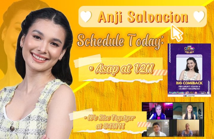 ANJISWEET_OFC's tweet photo. Good Morning Fam !!

    Anji's Schedule Today:

• ASAP at 12N
• We Rise Together at 5:15PM

Don't Miss Out Fam !! https://t.co/ggkDAMFWGr