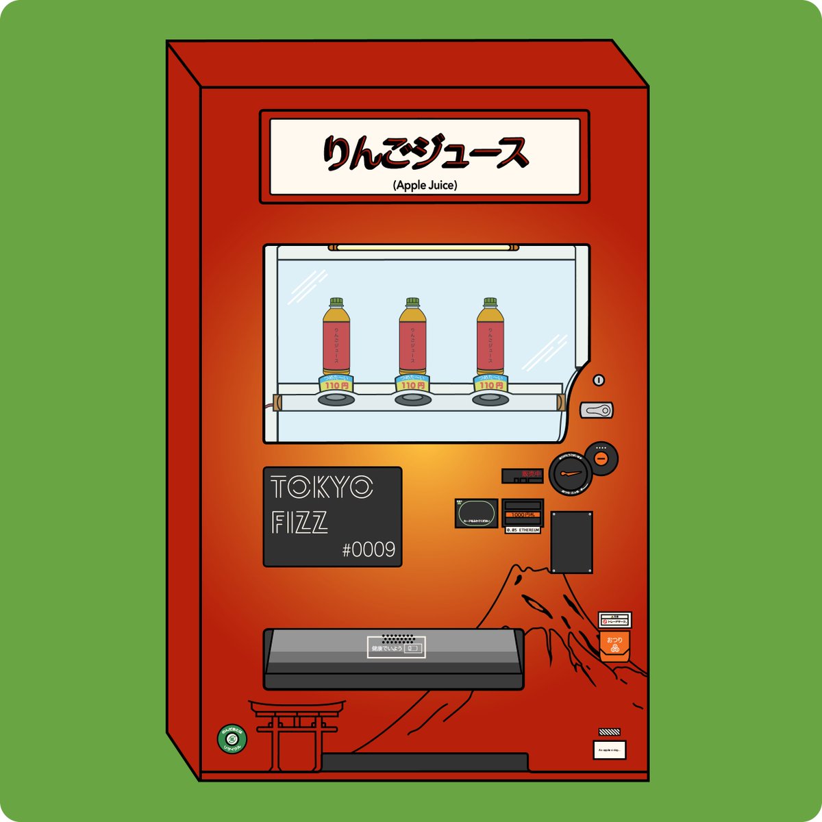 TokyoFizz's tweet photo. An apple a day... #nftart #NFTCommunity #NFT #NFTs https://t.co/oJ1508bQP4