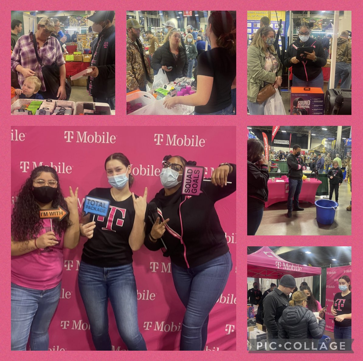 Day 3 at the Ultimate Fishing Show 🎣 in Novi,MI and this truck team is coming together nicely with high energy💥 and MAGENTA pride!!!!! #TruckLife #BeepBeep 🚛💨 🚚🌎