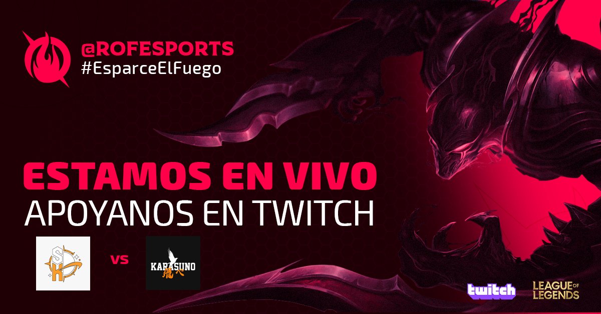OfficialRof's tweet photo. πππ©'π¨ ππ€ πππ!
β€· Dia 3 del torneo y empezamos con el combate entre:
@ Sekai Gaming vs @ Karasuno
No se pierdan el directo en nuestro canal de twitch!
https://t.co/RsNqTc2Kzp
#GOROF #EsparceElFuego #lolEsport https://t.co/gMbfIS947O
