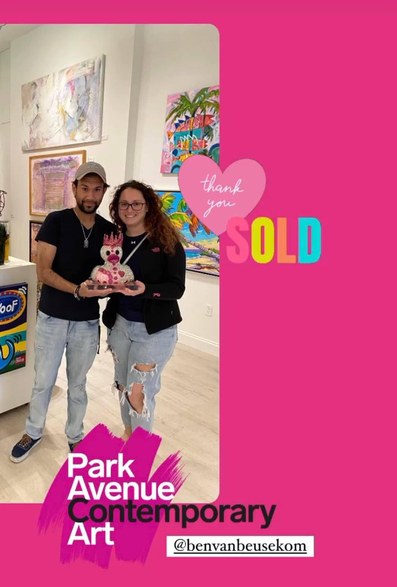 Benvbart's tweet photo. Yay!! Another sold!! Find my ducks Exclusively at Park Avenue Contemporary Art Gallery in Winter Park Florida. https://t.co/oLnPBkUYvk