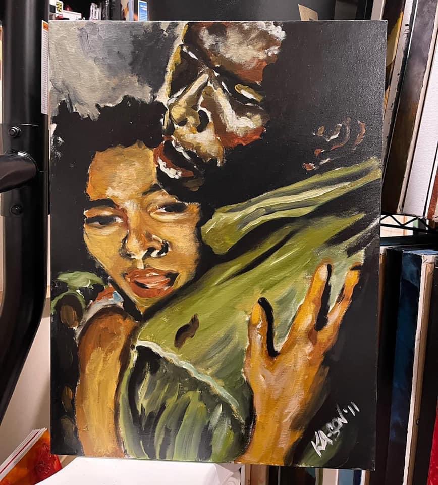 Sidney Poitier and Dorothy Dandridge as “Porgy and Bess”
24” x 18”
Acrylics on canvas 

RIP to the 👑 #sidneypoitier 
#modernmasters #greatness

#artofkason #throwback #paintingoftheday #porgyandbess #dorothydandridge #measureofaman