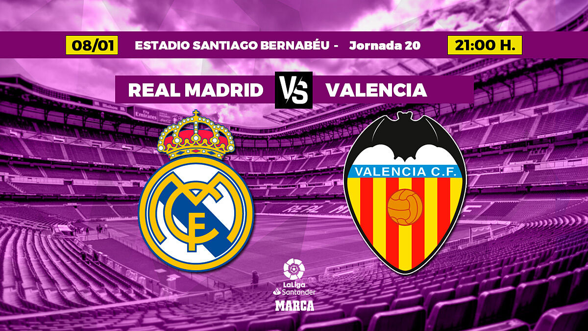 Real Madrid vs Valencia Highlights 08 January 2022