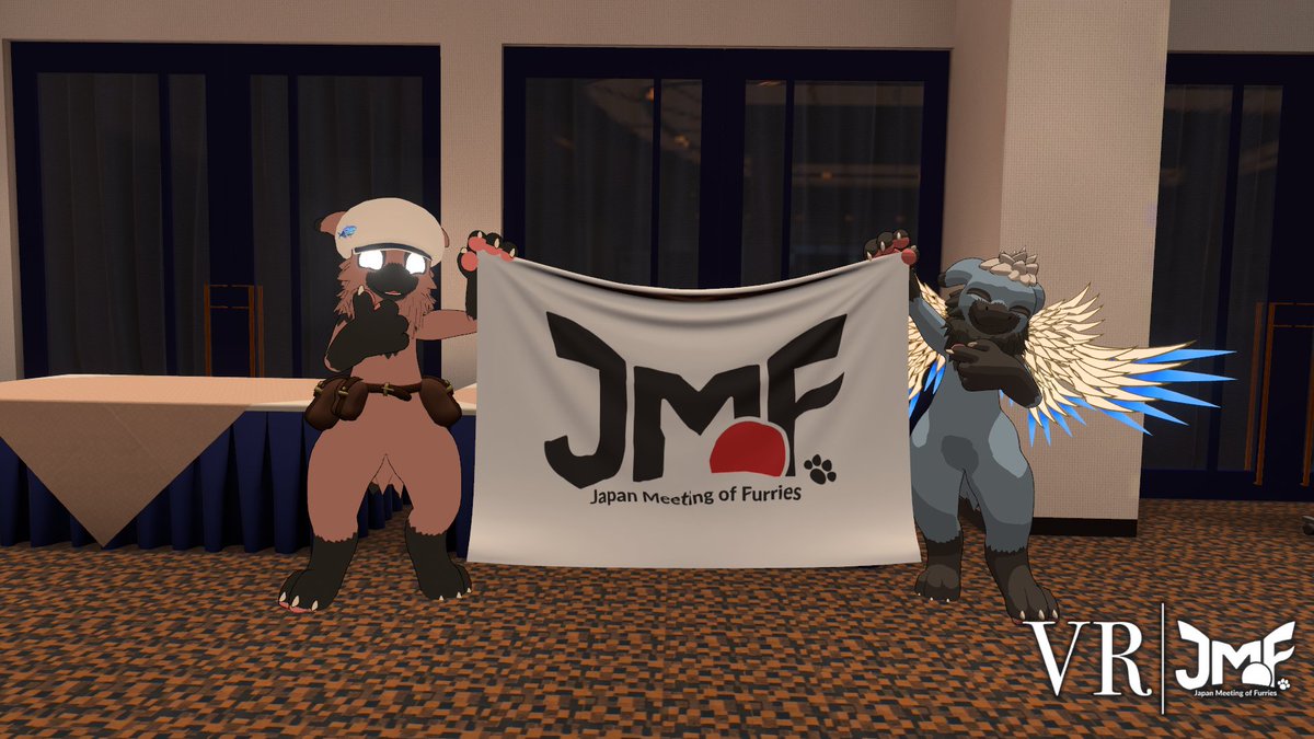 BlastWolf529's tweet photo. #VR_JMoF #bestboivrc 
うちのベストボイ達も大興奮の様子
(My Bestboi are also very excited) https://t.co/5LBiJ4S42v