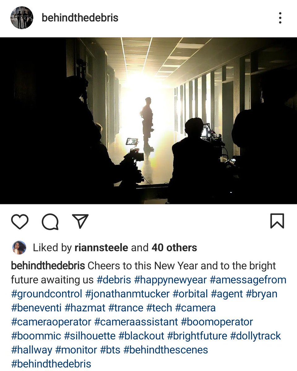 SaveDebris's tweet image. "Cheers to this New Year and to the bright future awaiting us."

#Debris fans- new images from @behindthedebris on Instagram. Six new in total in this new year!  instagram.com/behindthedebri… with Riann Steele, Matthew MacCaull, Rafael Rogers, @HowieLai87 @jonathanmtucker 
#SaveDebris