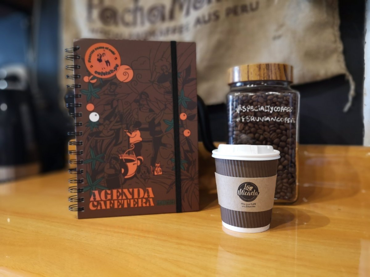cafelabpe's tweet photo. A los amigos que están pensando en conseguir nuestra agenda cafetera 2022 en La Micaela, la 1ra cafetería de especialidad en Comas, les pasamos el dato que además cuentan con un nuevo café de Satipo de @FincaTasta ☕ Más info 991 191 702.📍Av. Micaela Bastidas 908, #Comas https://t.co/9DY3VKBXan