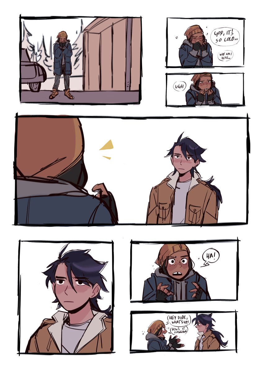 poor ivy waiting in the cold for keira 😔 #monsterhearts Ivy belongs to @firnella 💖 
