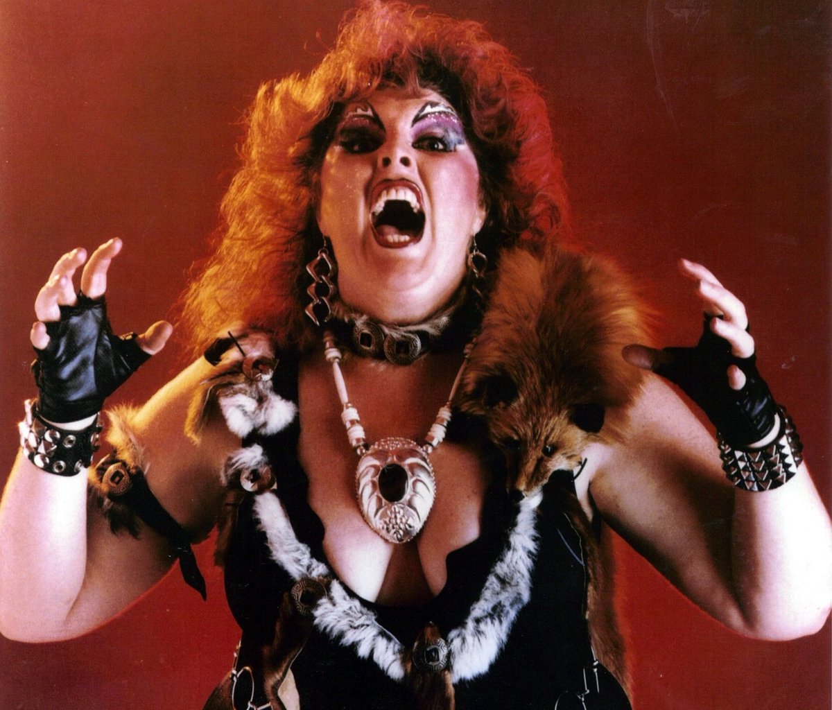 Unbreakable75's tweet photo. Saddened to hear about the passing of @GLOWwrestling superstar and TV/movie actress #DeeBooher aka #MatildaTheHun. She was a trailblazer for women's wrestling. In the ring she was a beast but outside of it she was a real sweet lady. 💜#RIPMatilda #GLOWwrestling https://t.co/PrziKfXT3G