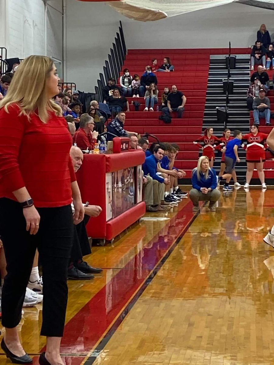 We’ve been told there is some history being made in Ohio HS basketball tonight at it’s two female boys basketball JV coaches. Defiance at Wauseon.