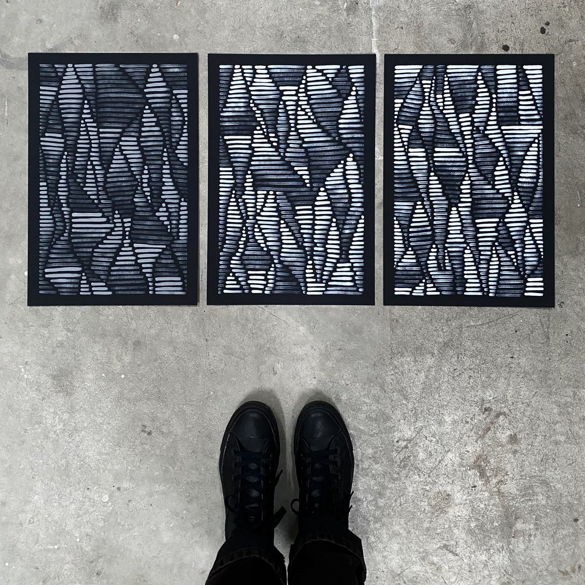 allisonkunath's tweet photo. Color tests from gray -> white https://t.co/h3RbCqCZvZ