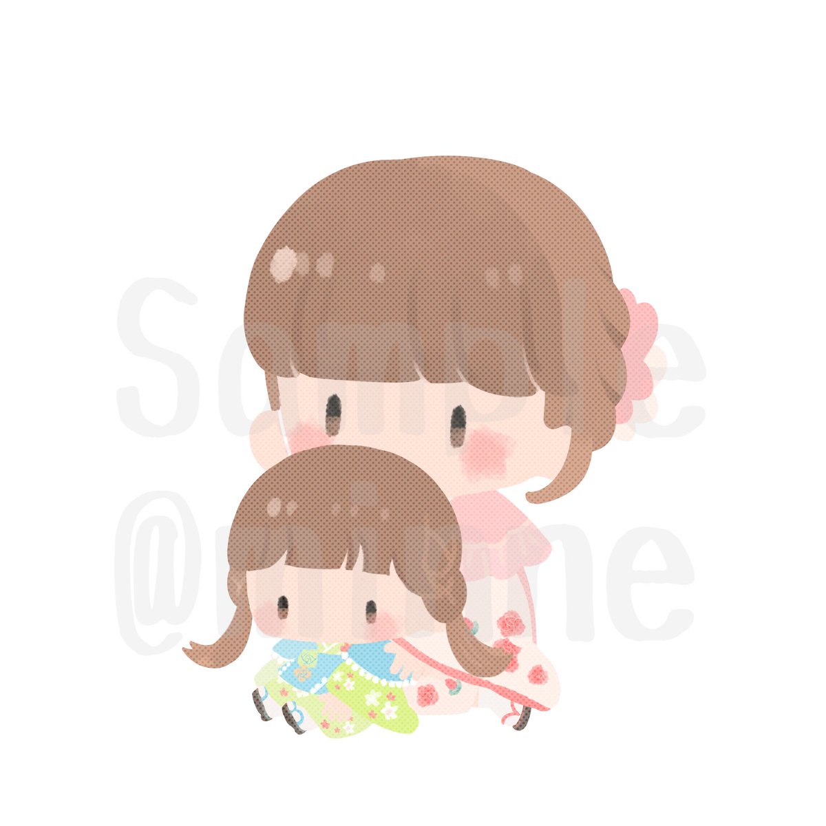 抱っこのちびキャライラスト のイラスト マンガ コスプレ モデル作品 23 件 Twoucan