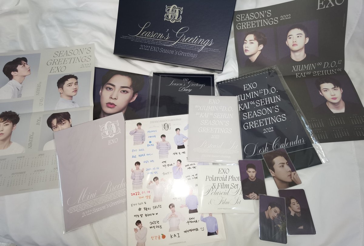 ScarlphaShop's tweet photo. Finally #EXO 2022 Season Greetings arrived! 😮‍💨😮‍💨 https://t.co/n26Oo5En3x