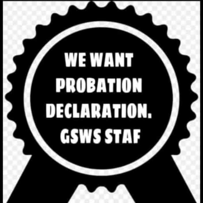 prasad202470's tweet photo. #We_GSWS_Staff_Want_Probation_Declaration_Immediately

Sir, we GSWS employees are requesting you to declare our probation at the earliest before Pongal &amp; implement payscale from Oct 2021

#GSWS_EMPLOYEES
@ysjagan @SRKRSajjala @GSWSOfficial @gkd600 @AndhraPradeshCM @AjayJain_IAS https://t.co/f0Ek2Bogml