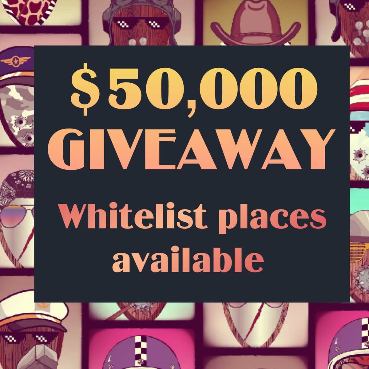 SadgeBadge's tweet photo. @JeremyCrypt0 Artisan NFT with $50000 giveaway.
Gas free NFT Launching on @Immutable X 

Sneak peek to game coming soon.

DM for Whitelist spots!
 
Follow @SadgeBadge
Join discord ⤵
 https://t.co/X1zBPkTvyR https://t.co/69AdSuDXPs