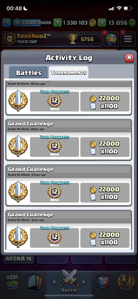 50/100⚔️ Let’s continue to grind 🤩