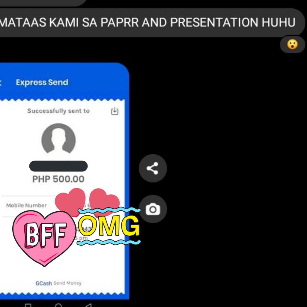 morning feedback from yesterday’s transaction 💗💗💗