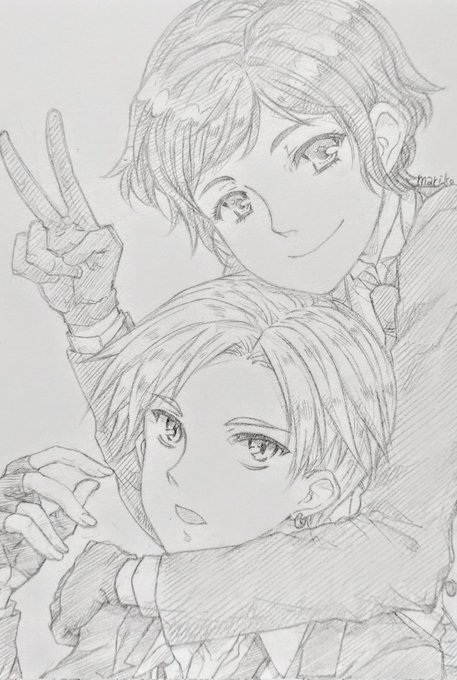 少年アイドル。
#アナログ #イラスト #落書き #男の子 