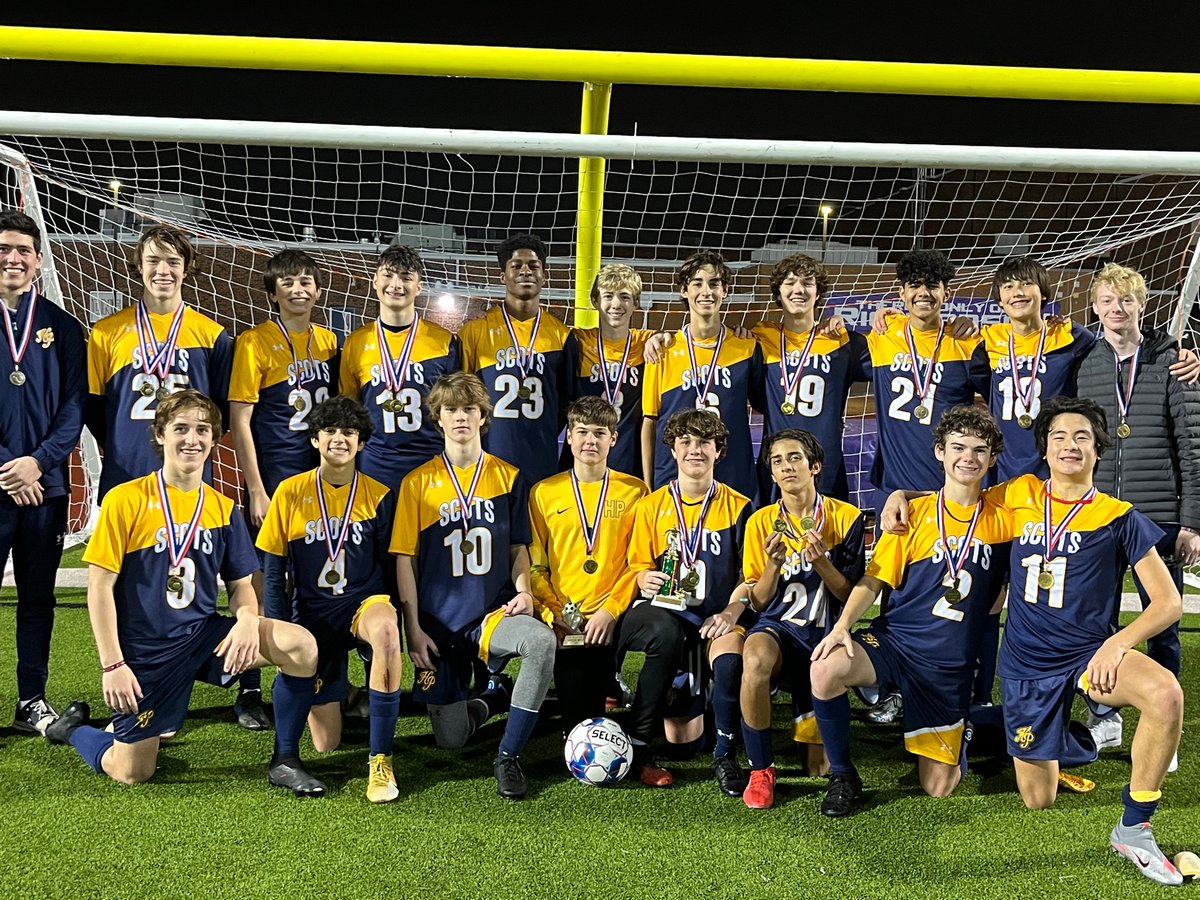 JV Blue Ram Cup Results:

HP defeats Pearce 1-0
HP defeats Rowlett 1-0
HP defeats Rock Hill 1-0
HP wins the trophy game against a stellar Naaman Forest squad 5-4 in PKs