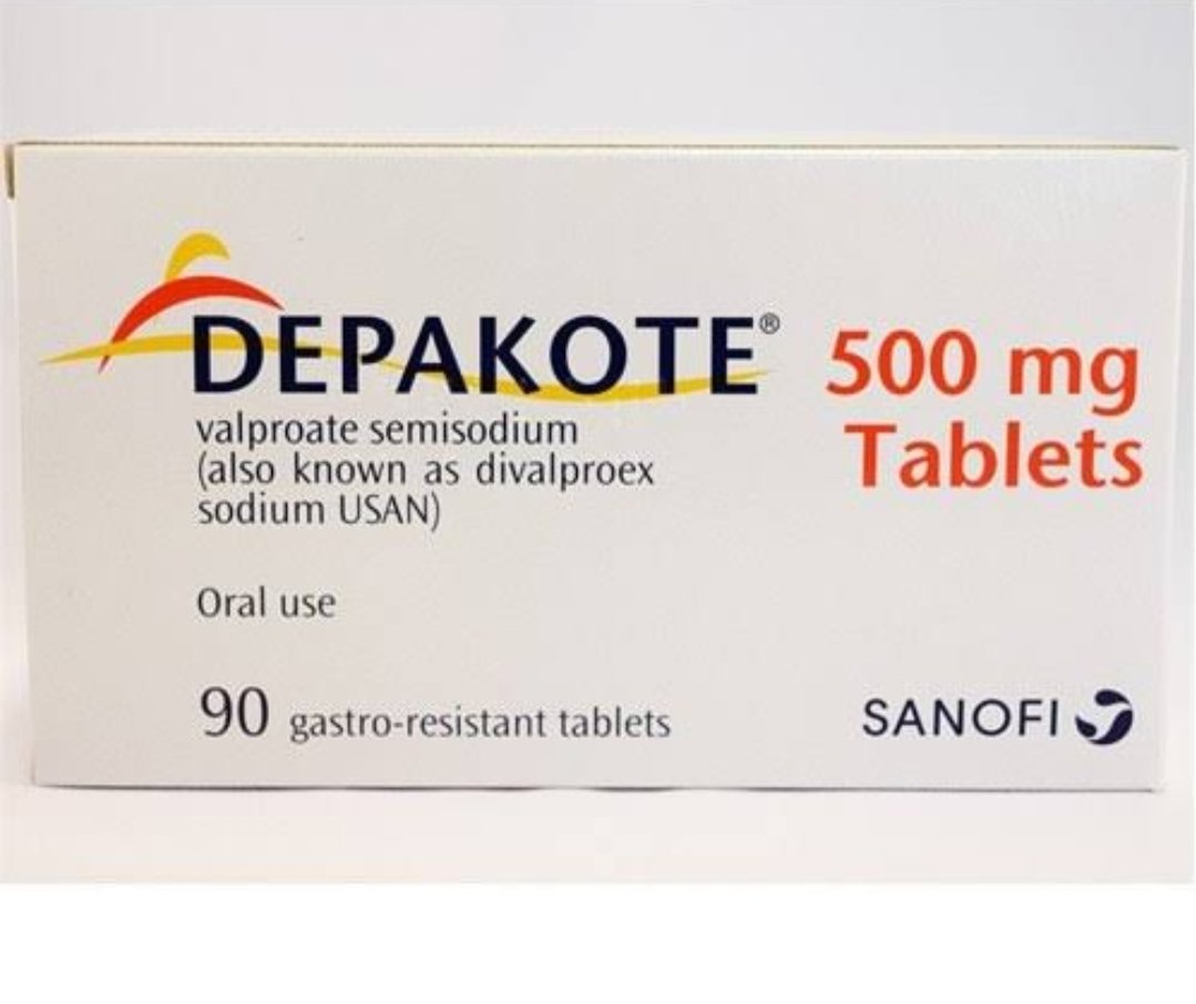 DrxDeepak10's tweet photo. 💊Depakote: salt is VALPORATE semisodium , work by increasing concentration of GABA(gamma amino butyric acid ) in brain , use for treatment of maniac behavior e.g bipolar disorder and epileptic sezuires , migraine headaches. https://t.co/L6iaZjeK1C