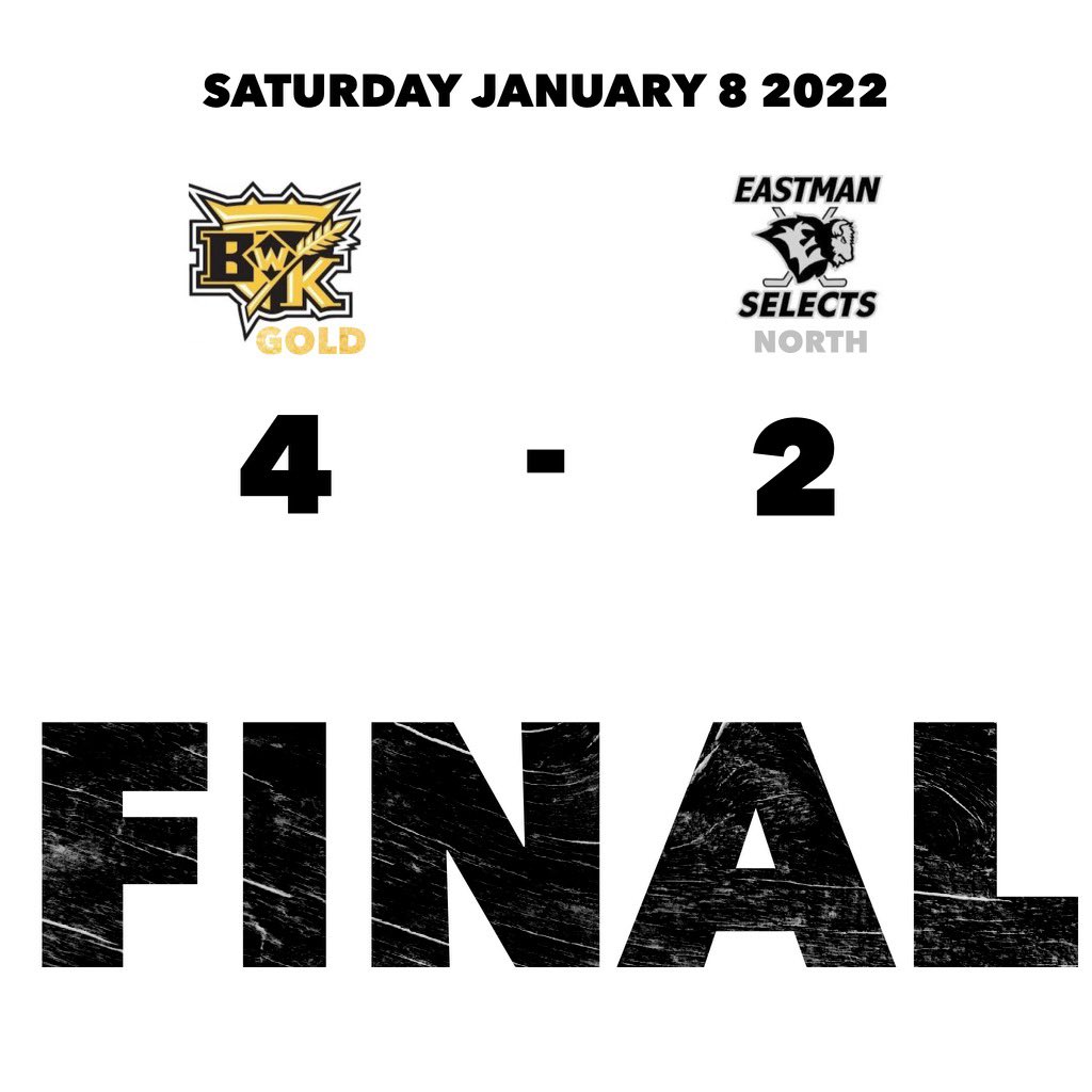 BWheatkings's tweet photo. A gutsy performance tonight!  Short staffed with only 3 defensemen.  Well done gents! https://t.co/v6iyrtHSGw