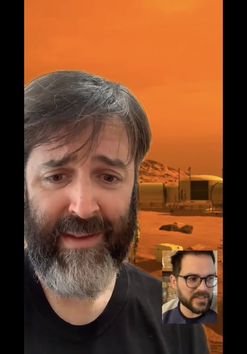 NotABitComedy's tweet image. World 2/1000: Mars Colony
Tech: TikTok Live
Notes: If you want a swimming pool, start digging

#1000WorldsProject