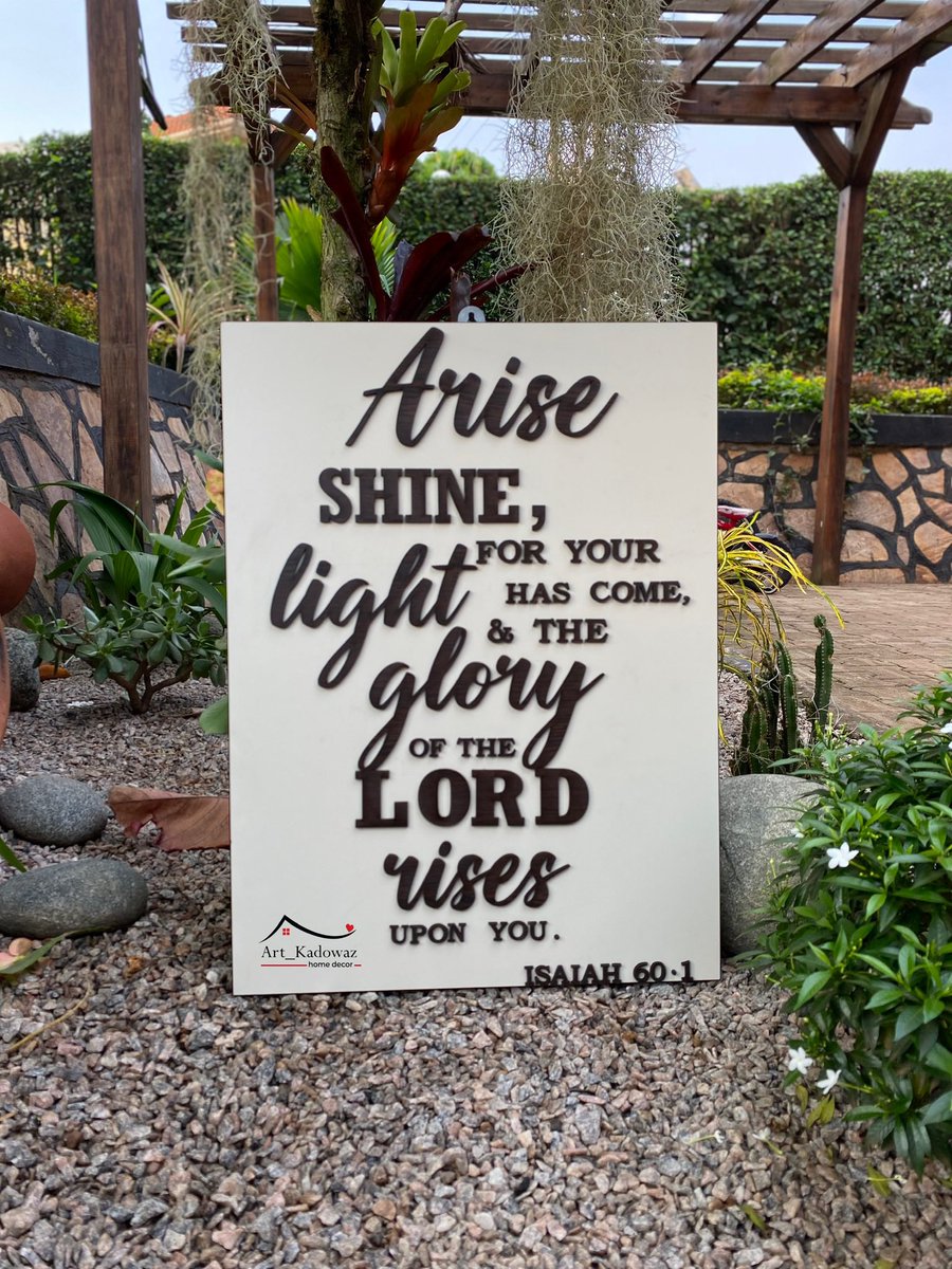 Rise and shine!! Because the almighty God is with you!!” Have a blessed Sunday .