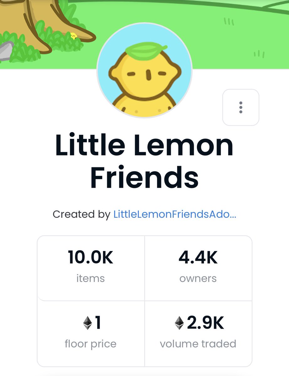 UndeadHuman1's tweet photo. @LittlelemonsNFT floor at 1 ETH❗️ https://t.co/hO7PQizv2I