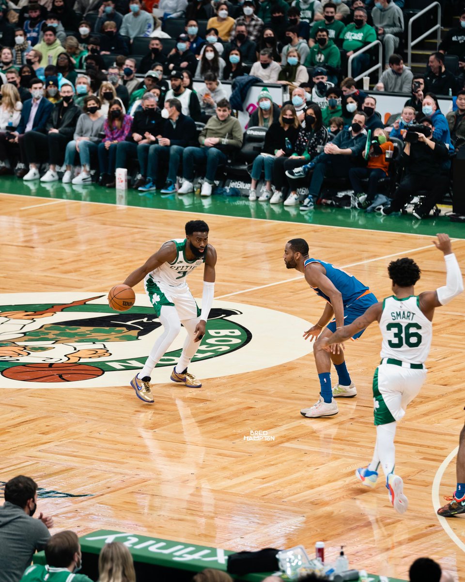 bredhampton's tweet photo. Jaylen Brown secured his first career triple double. 🔥🔥🔥🏀📸 https://t.co/fyZI1aijWC