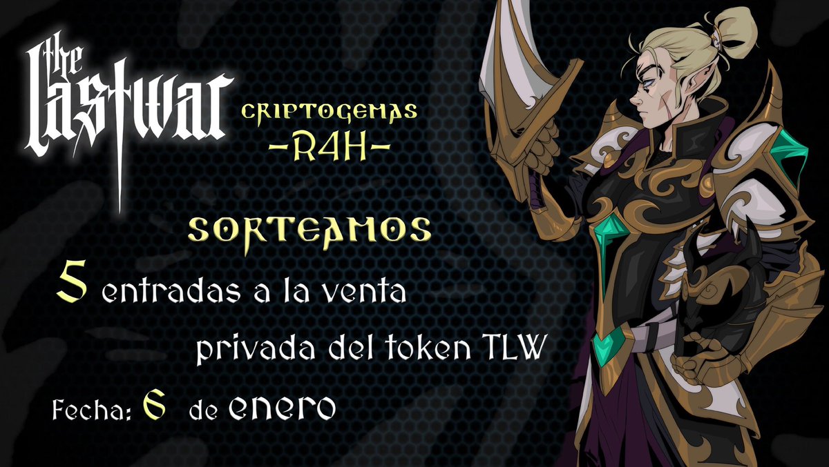 CriptoGemas_R4H's tweet photo. 📌 NUEVO SORTEO❗️

5 WHITELIST de la preventa del token para el juego de #TheLastWar 🥳

👉🏻 Para participar:

1⃣ Like y RT ✅
2⃣ Seguir @criptogemas_R4H y @THELASTWAR_P2E ✅
3⃣ Menciona a 3 amigos (+menciones +posibilidades) ✅

▪️Los ganadores se anuncian mañana https://t.co/nMcJxlLlnf