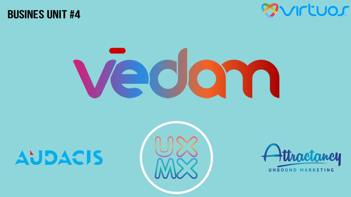 venkyvijay's tweet photo. Fourth, VEDAM, a way of life.
Vedam offers #DigitalCommerce Consulting and #MarTech Services in addition to #Composable Products and Services such as:
#Audacis #Attractancy #UXMX
UXMX - User Experience/MultiExperience Studio
#Brandcool #Domaincool #BrandExpo are part of #Vedam https://t.co/l7zS7trkXJ