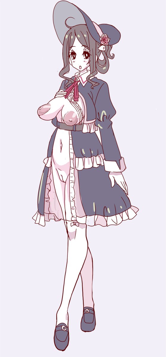 らくがき 長乳お嬢様とか
#巨乳輪 