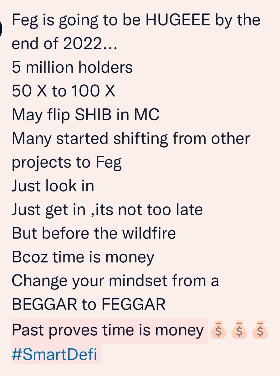 Crypt0Craziness's tweet photo. HOPE#FEG#SMARTDEFI# https://t.co/nvUxB7wAz2