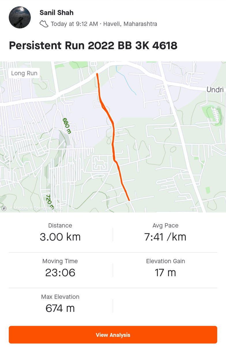 SanilShah2's tweet photo. Done with small 3KM stretch for #PersistentRun this morning!
Ton of fun!
@Persistentsys https://t.co/wmF0k4RAIA