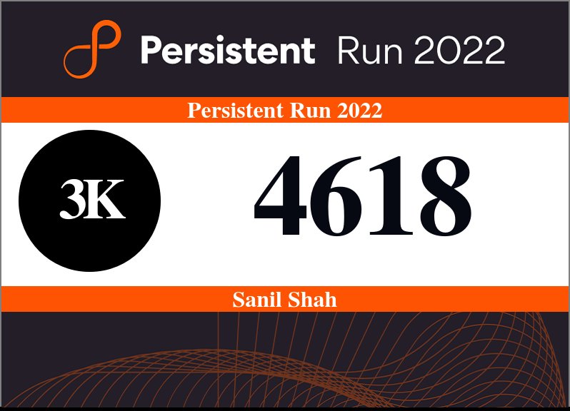 SanilShah2's tweet photo. Done with small 3KM stretch for #PersistentRun this morning!
Ton of fun!
@Persistentsys https://t.co/wmF0k4RAIA
