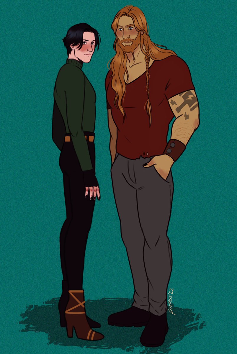 RT @MagoEmplumado: Loki and Thor in simple midgardian wear :P https://t.co/RsDXHHnfQF